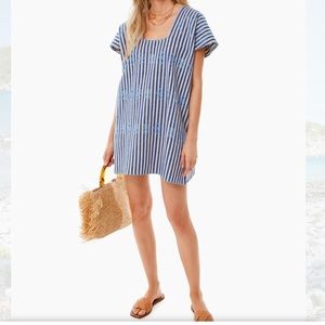 Tuckernuck Blue and White Striped Mini Dress